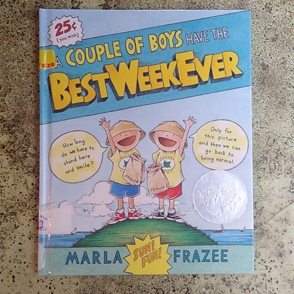 Boys Best Weekend Summer Vacation Children's Picture Book Marla Frazee - Picture 1 of 6